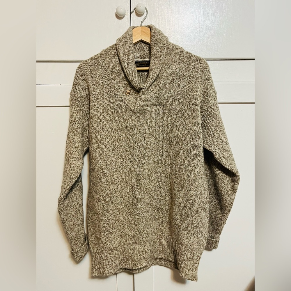 Vintage Eddie Bauer Sweater, 100% wool, made in USA.